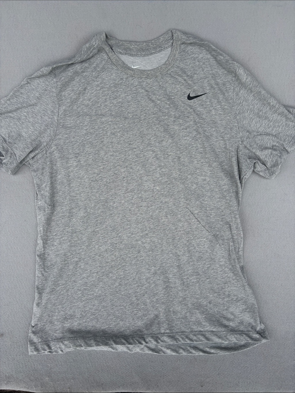 Nike Light Gray Heather Dri-FIT Short Sleeve Tee